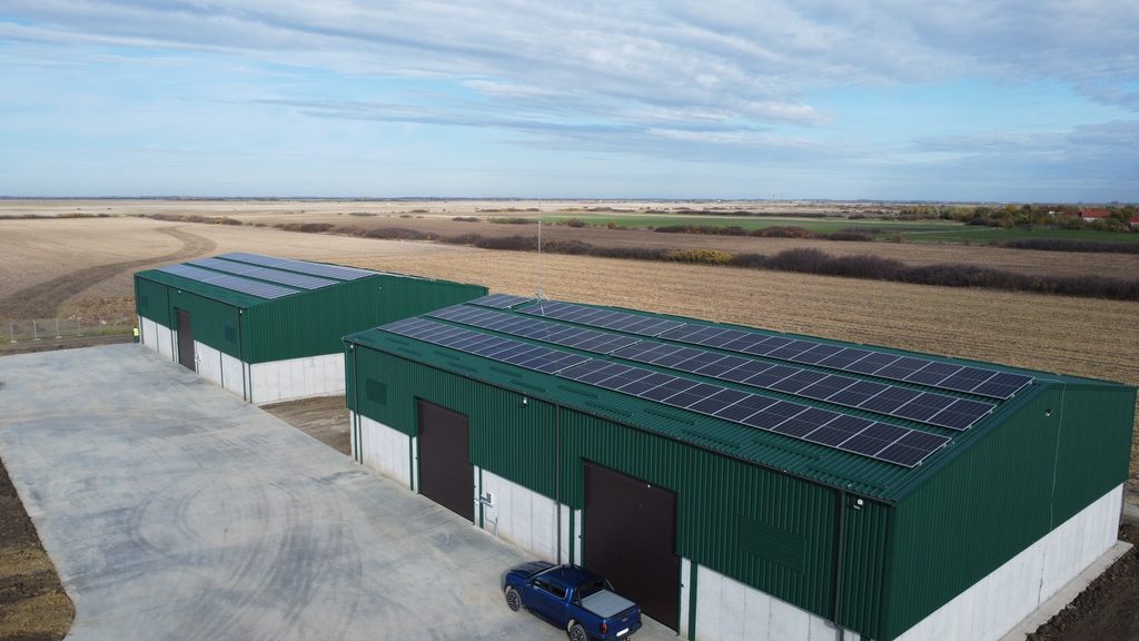 Depozit agricol Bihor — sistem fotovoltaic 100KW hibrid cu stocare LiFePO4